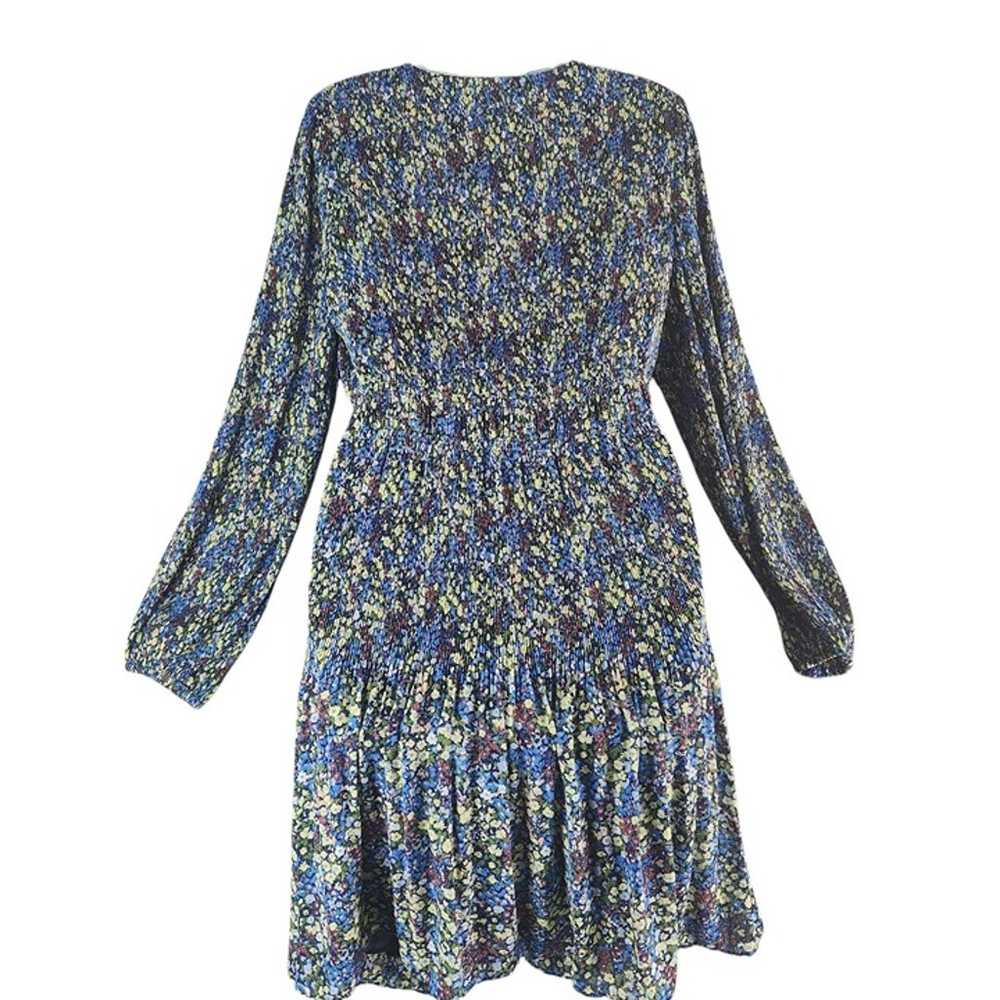 Boden Womens Floral V-Neck Long Sleeve Dress US 1… - image 4