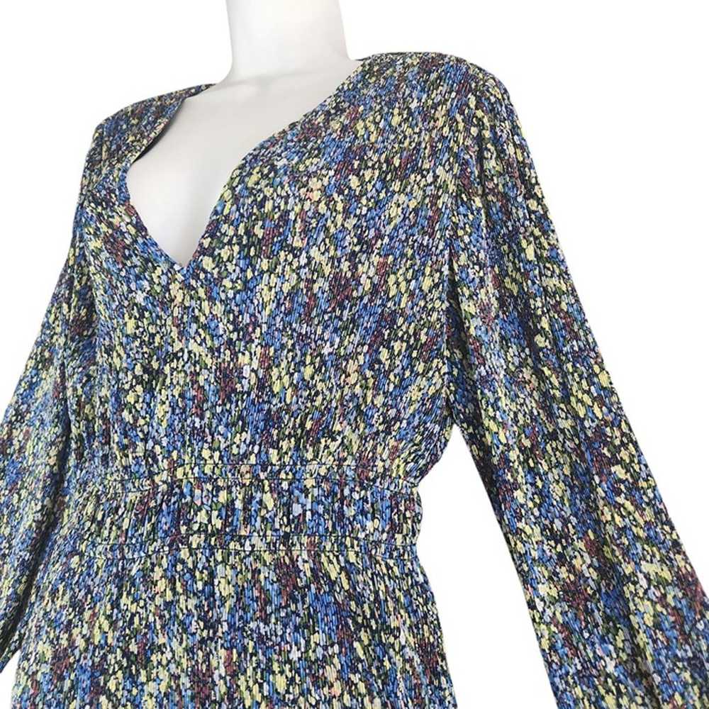 Boden Womens Floral V-Neck Long Sleeve Dress US 1… - image 7