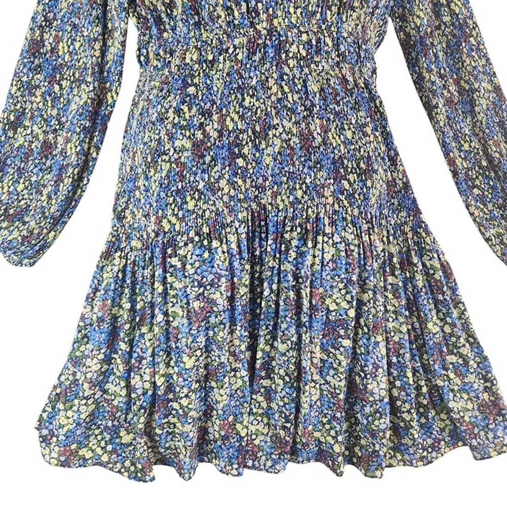 Boden Womens Floral V-Neck Long Sleeve Dress US 1… - image 8