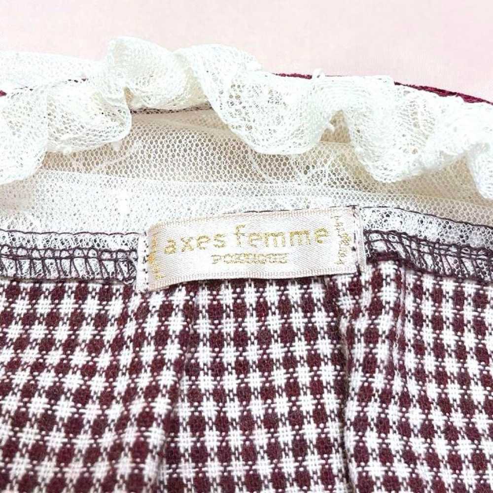 Axies Femme Lace Bustier Switch One-piece Check L… - image 11