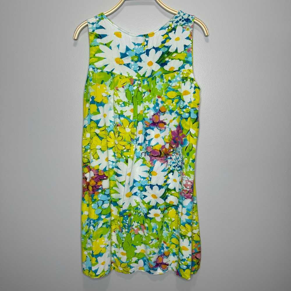 Jams World Floral Sleeveless Mini Dress Women Lar… - image 4