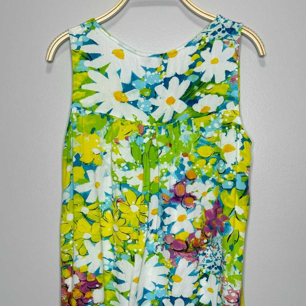 Jams World Floral Sleeveless Mini Dress Women Lar… - image 5