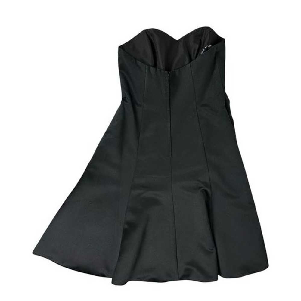 Alfred Angelo Black Satin Dress size 12 with Berr… - image 6