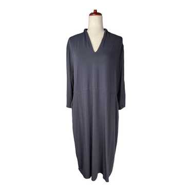 Habitat gray v-neck 3/4 sleeve dress with pockets - image 1