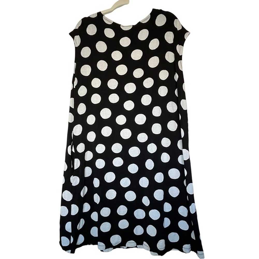 Gudrun Sjöden Womens Black & White Polka Dot Dres… - image 2