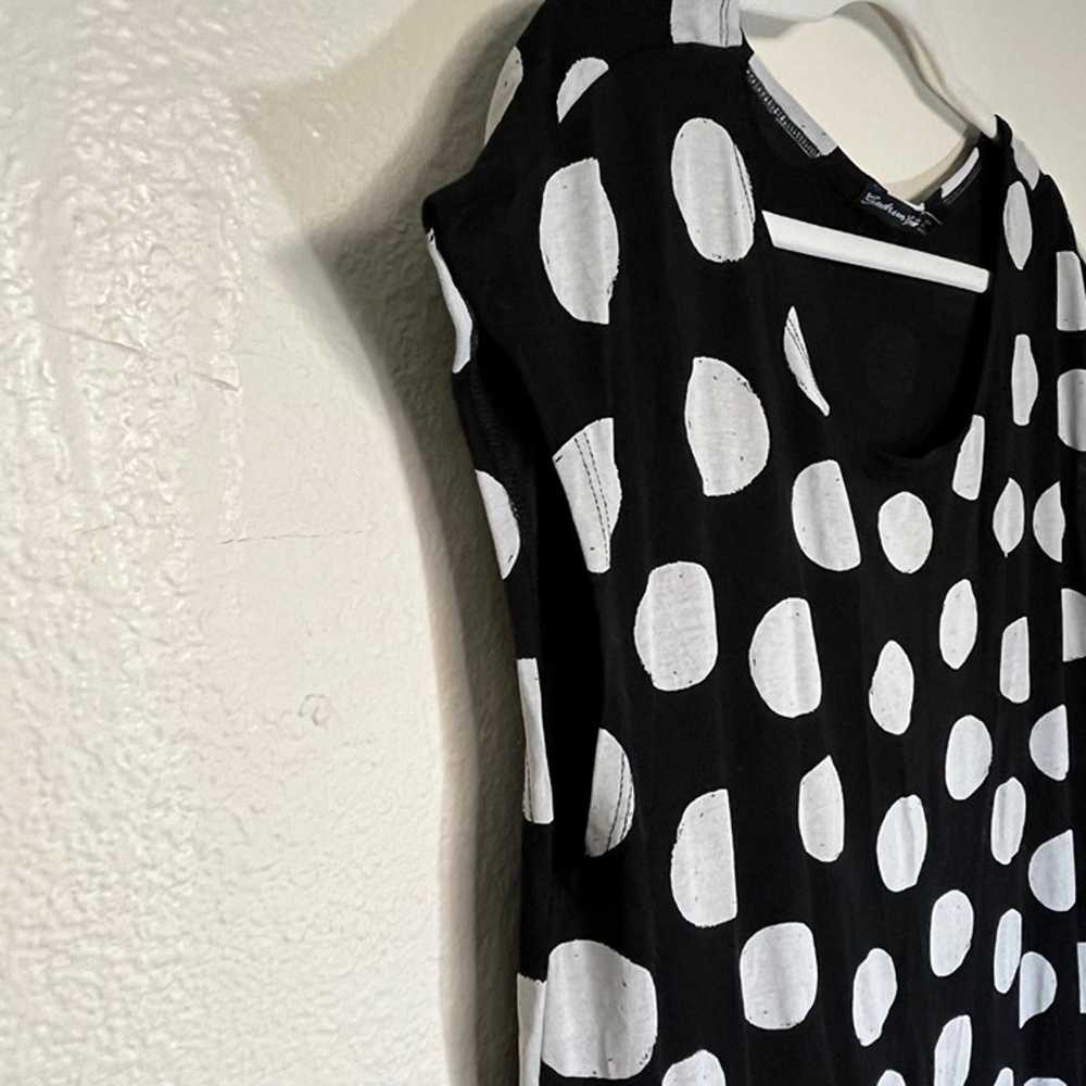 Gudrun Sjöden Womens Black & White Polka Dot Dres… - image 3