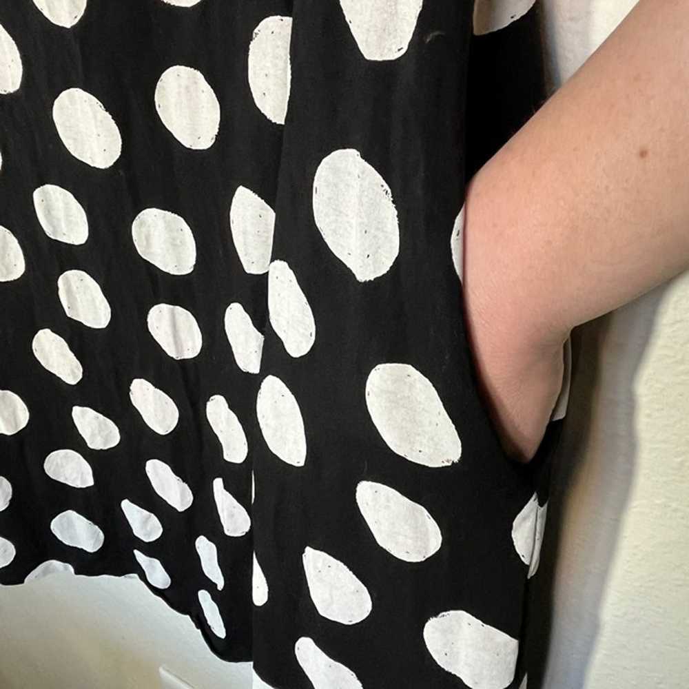 Gudrun Sjöden Womens Black & White Polka Dot Dres… - image 7