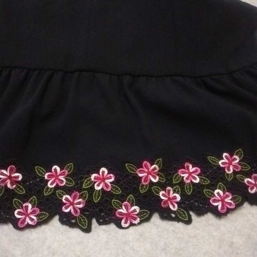 【Price Reduced】【Floral Embroidery】【TOCCA】Short Sl… - image 5