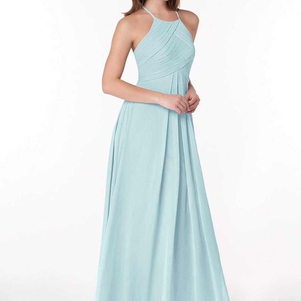 Azazie Ginger Bridesmaid Dress (color-Caribbean) - image 7