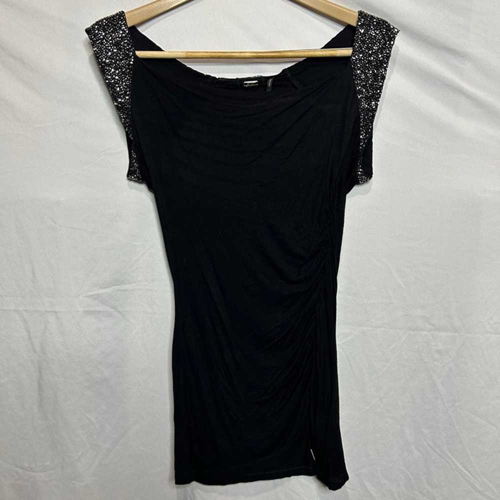 Guess Women's Viola Dress Size Medium Jet Black S… - image 1