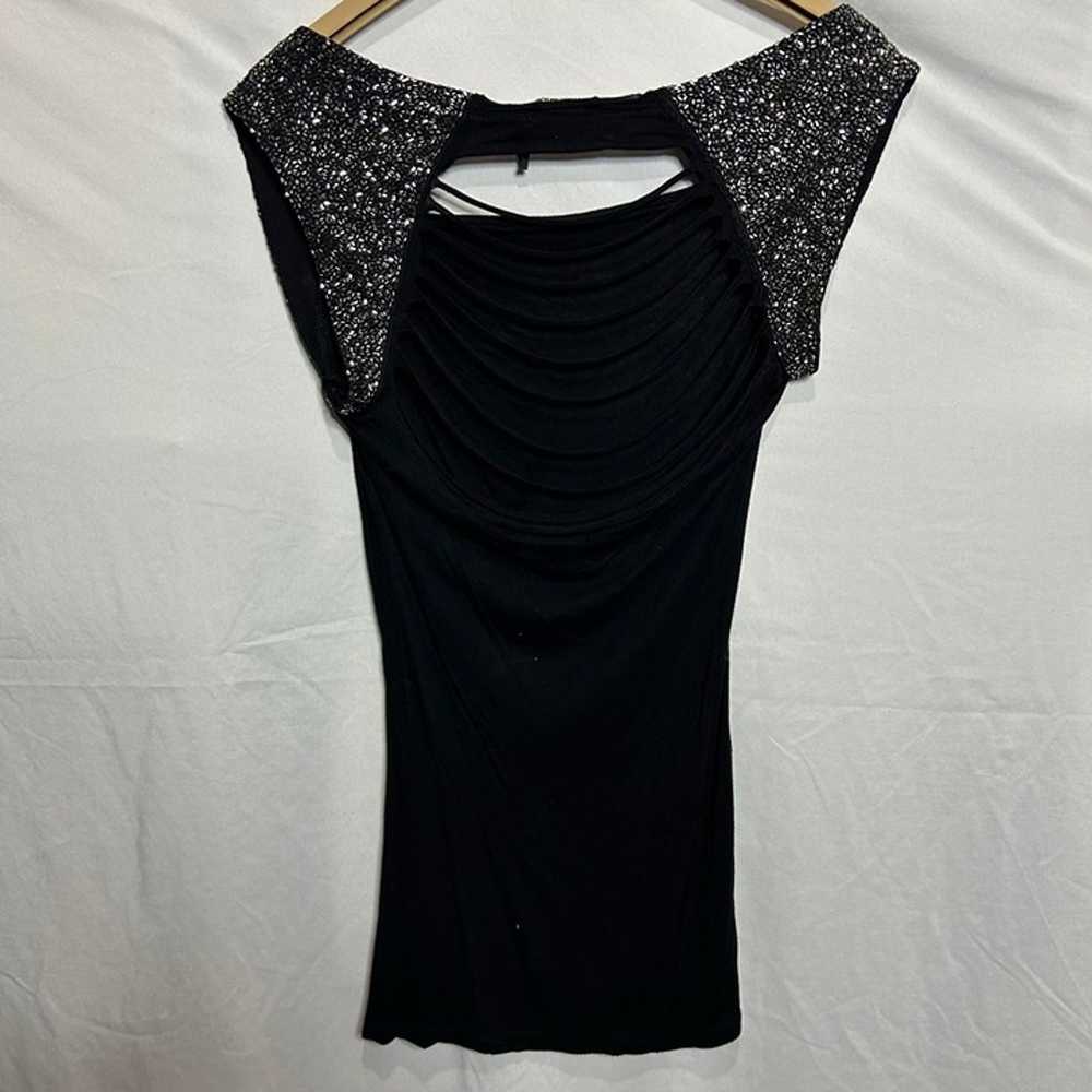 Guess Women's Viola Dress Size Medium Jet Black S… - image 4