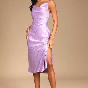 Lulus Lavender Midi Dress