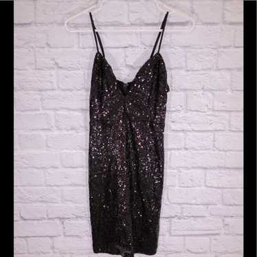 Lulus • black sequin dress