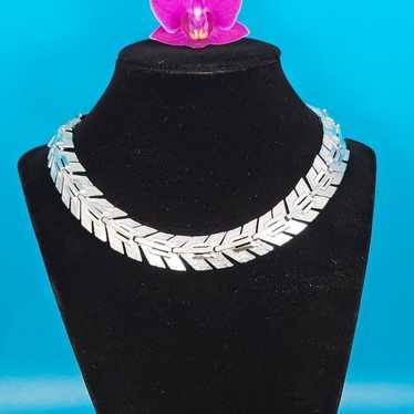 Rhapsody Silver choker link necklace arrows - image 1