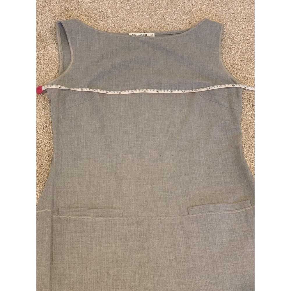 Tahari Womens Gray Sleeveless Suit Dress Light Si… - image 5