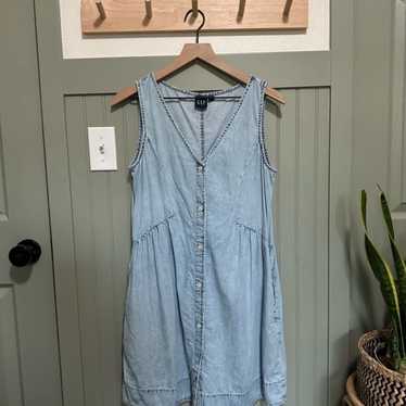 Gap Denim Button Up Dress