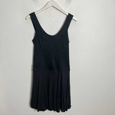 Helmut Lang Sleeveless Scoop Neck Bubble Hem Mini… - image 1