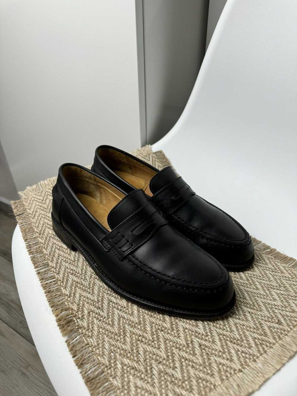 Ludwig Reiter Ludwig Reiter Black Leather Loafers… - image 2