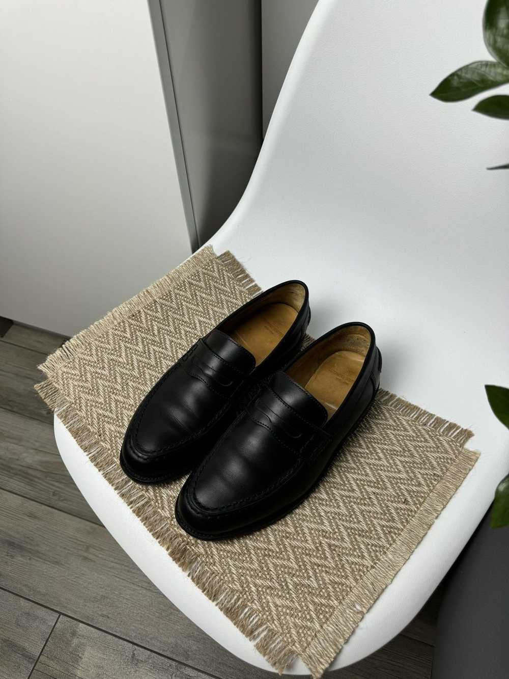 Ludwig Reiter Ludwig Reiter Black Leather Loafers… - image 5