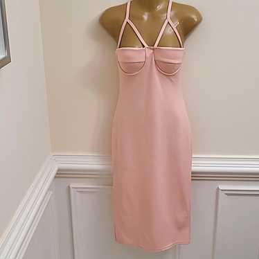 NEW Blush pink Bodycon Midi