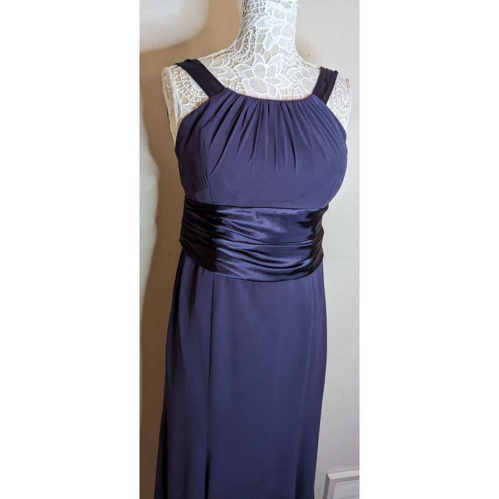 Davids Bridal Formal Dress Navy Long Sleeveless P… - image 2