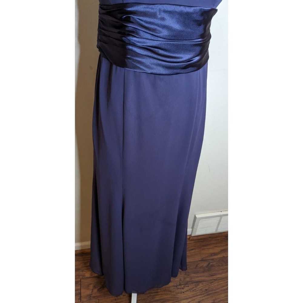 Davids Bridal Formal Dress Navy Long Sleeveless P… - image 3