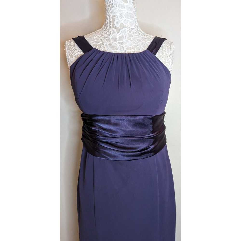 Davids Bridal Formal Dress Navy Long Sleeveless P… - image 5