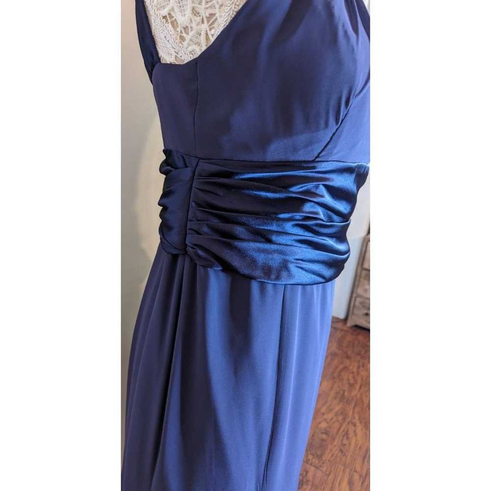 Davids Bridal Formal Dress Navy Long Sleeveless P… - image 7