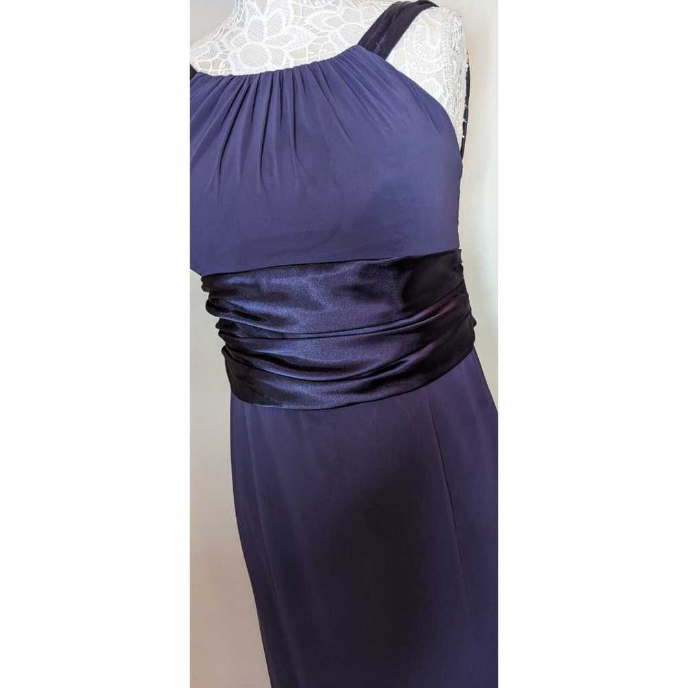 Davids Bridal Formal Dress Navy Long Sleeveless P… - image 8