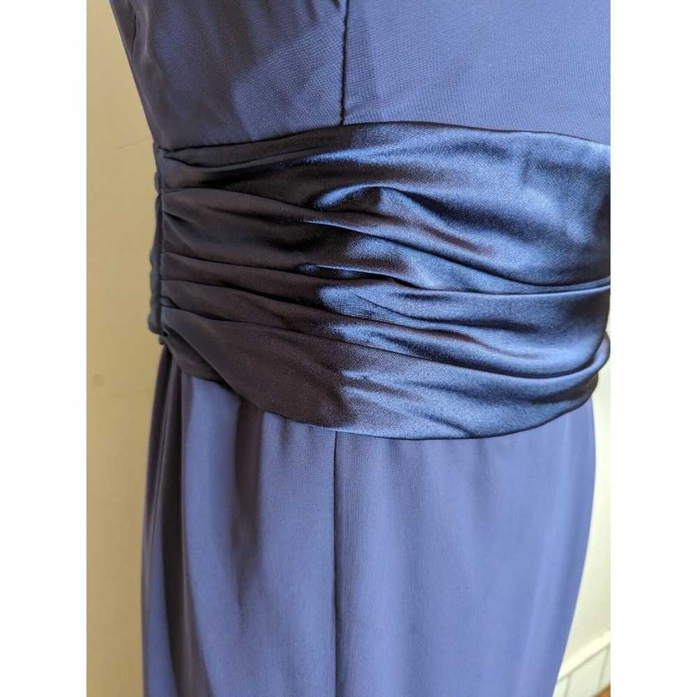 Davids Bridal Formal Dress Navy Long Sleeveless P… - image 9