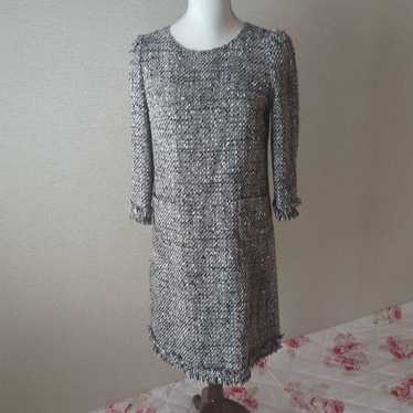 【Excellent Condition】TO BE CHIC Tweed Knee-Length… - image 1