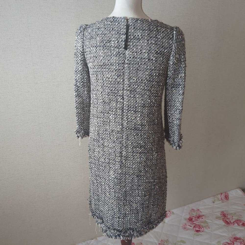 【Excellent Condition】TO BE CHIC Tweed Knee-Length… - image 3