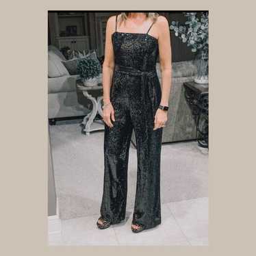 Gianni Bini Black sequin Jumpsuit