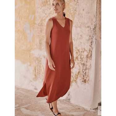 Garnet Hill Easy Knit Layering Midi Dress