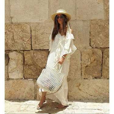 Flounced Kaftan M/L Cream - image 1