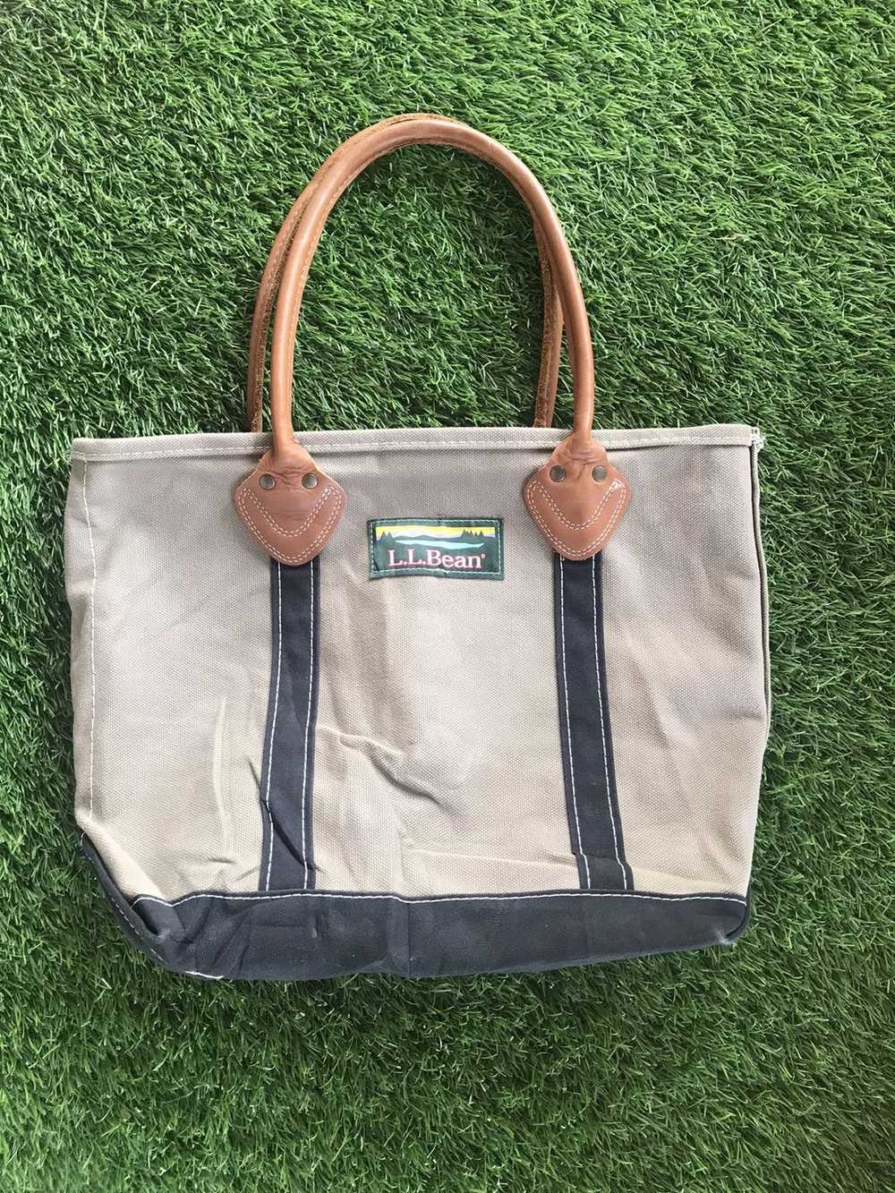 L.L. Bean vintage L L BEAN canvas tote bag - image 1