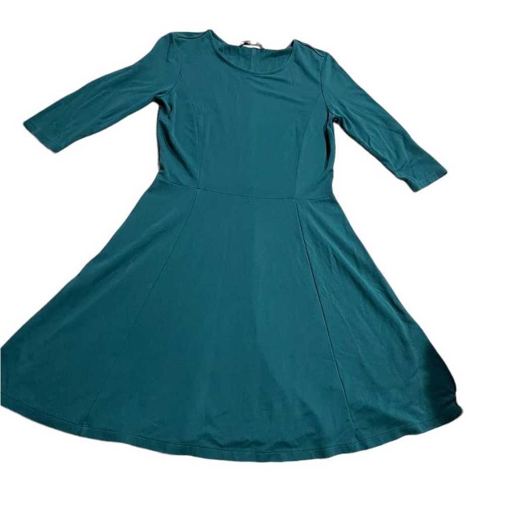 Lark & Ro Fit & Flare Dress Womens Medium Knee Le… - image 1