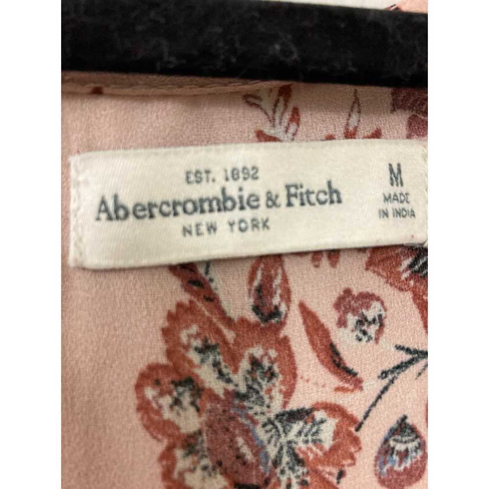 Abercrombie & Fitch Ruffle Pink Floral Long Sleev… - image 2