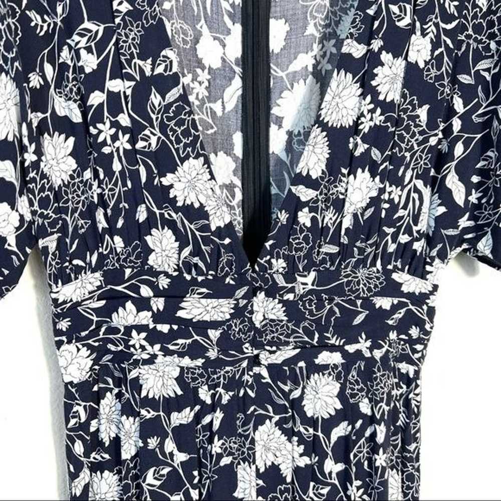 Likely Nellie Jumpsuit Navy and White Ruffled Fla… - image 6