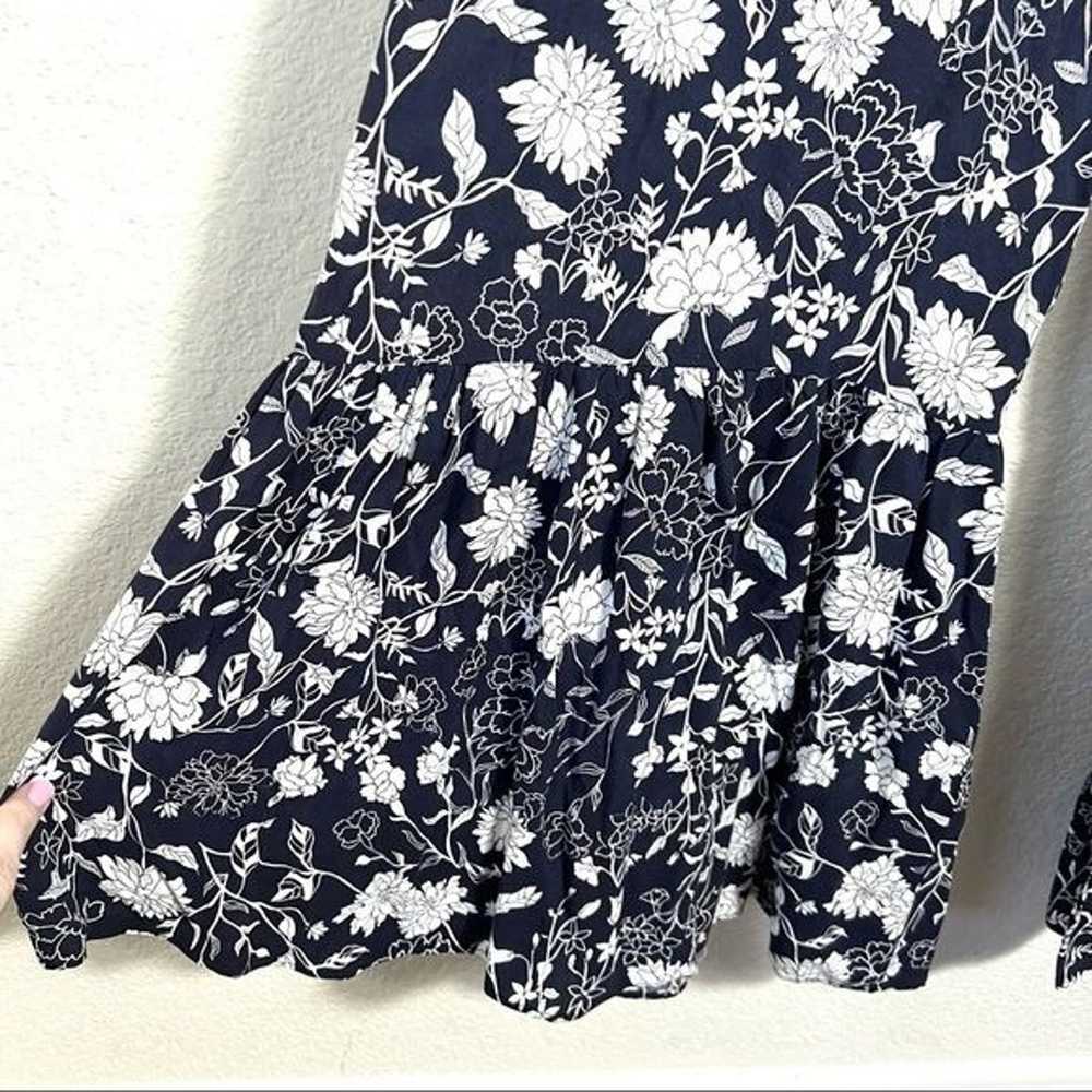 Likely Nellie Jumpsuit Navy and White Ruffled Fla… - image 7