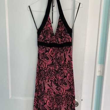 Bebe Floral Halter Dress size M