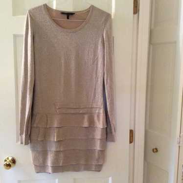 BCBG Maxazria Gold Knit Dress