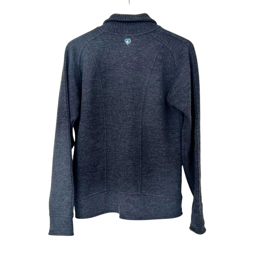 Kuhl Kuhl Gray Merino Wool Button Front Sweater J… - image 5