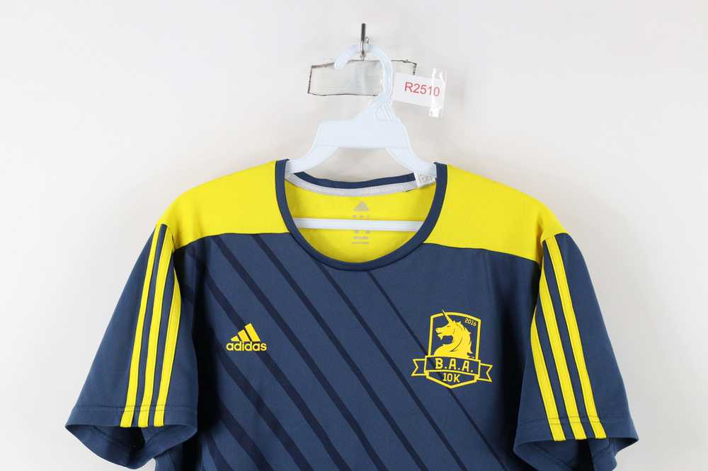 Adidas × Vintage Adidas Boston Marathon Striped S… - image 2