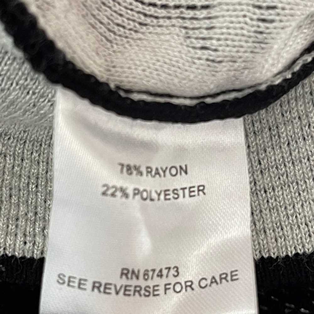 Just Taylor Size Small Woman's Black White Detail… - image 8