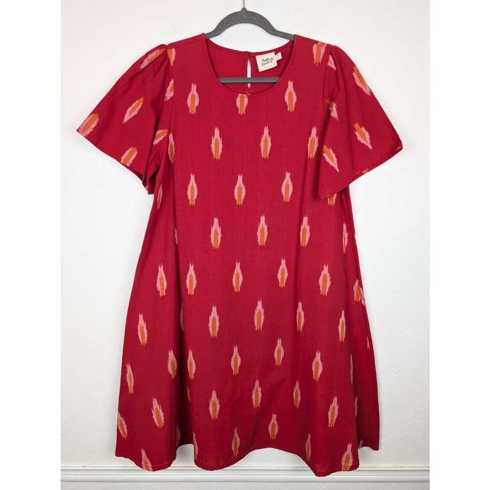 Mata Traders Winnie Dress Cherry Ikat Eternal Fla… - image 3