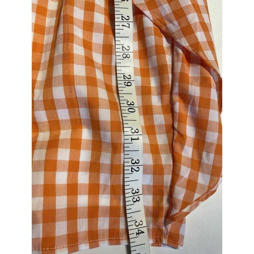 Orange And White Fashion Dress Size Medium Tennes… - image 10