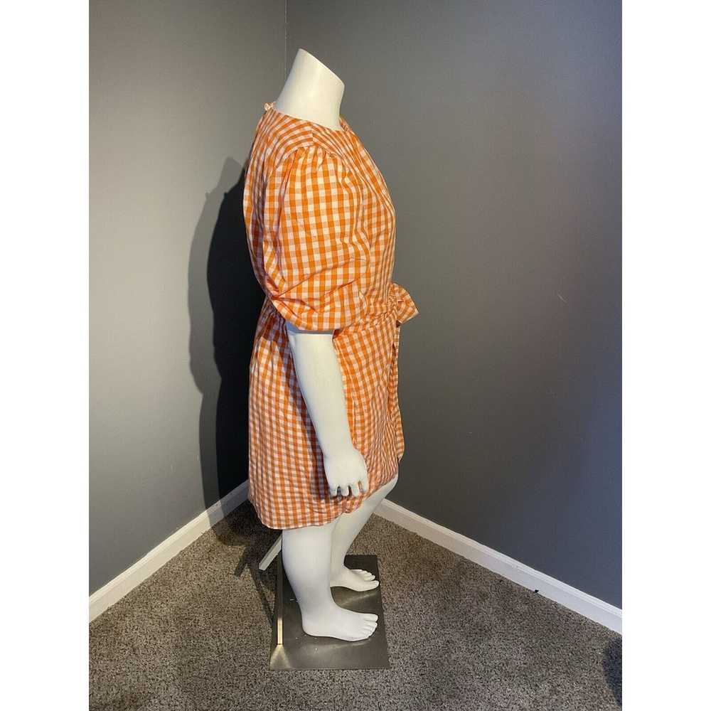 Orange And White Fashion Dress Size Medium Tennes… - image 2