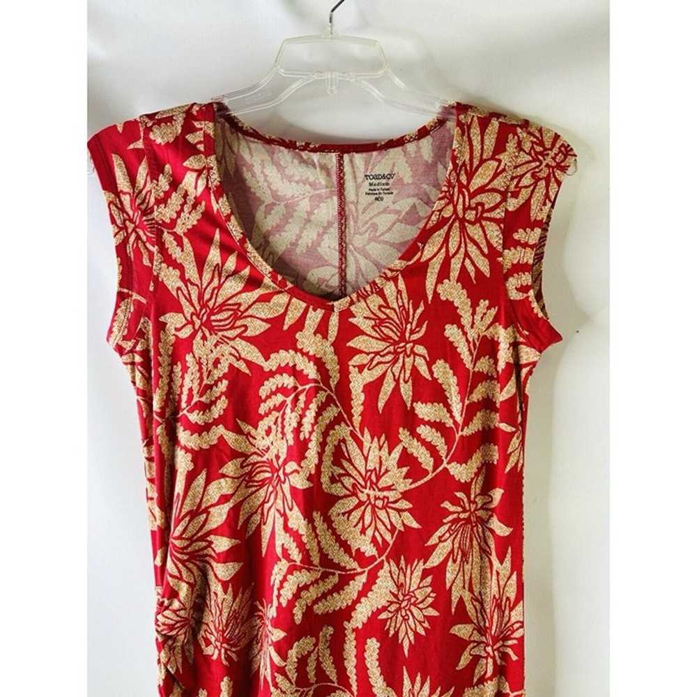 Toad & Co Womens Medium Muse Dress Short Sleeve F… - image 2