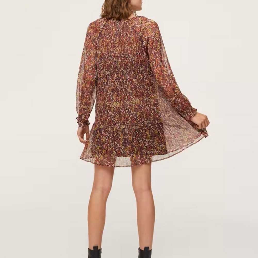 MANGO Textured Flowy Dress, Size S/4 - image 3